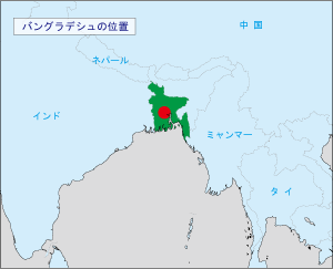 バングラデシュ地図